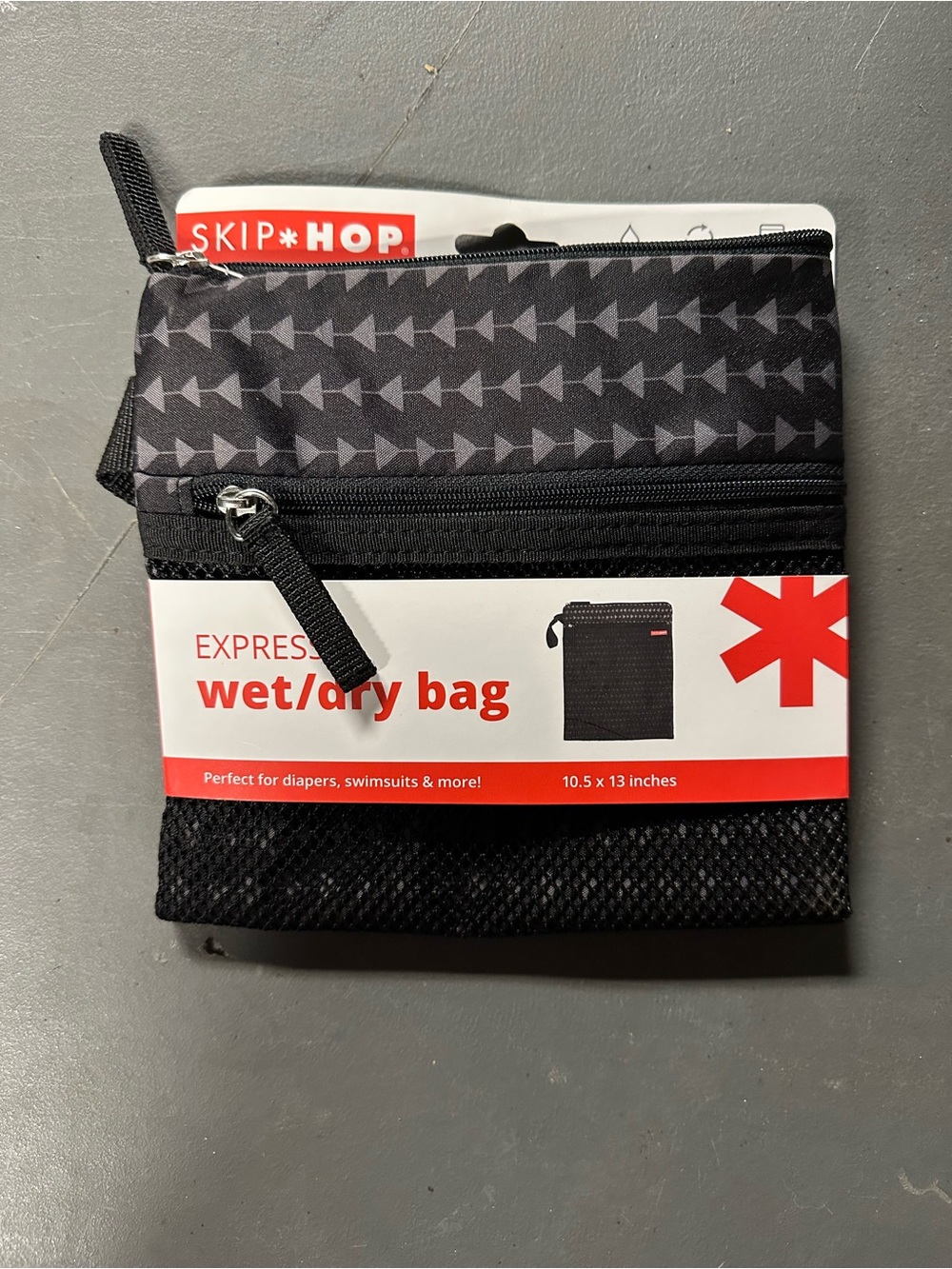 Skip Hop Black Patterned Express Wet/Dry Bag